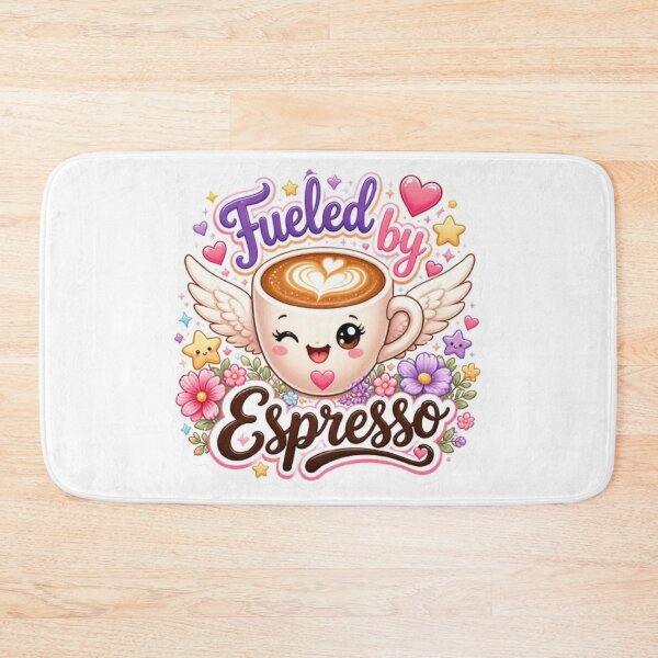 Item preview, Fueled by Espresso Kawaii Sticker designed and sold by Stylestickers55.