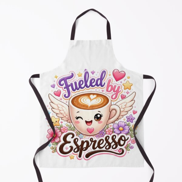 Item preview, Fueled by Espresso Kawaii Sticker designed and sold by Stylestickers55.