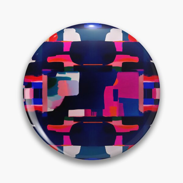 Item preview, Abstract Geometric Vibrant Neon Color Blocks Pink designed and sold by vibrants.