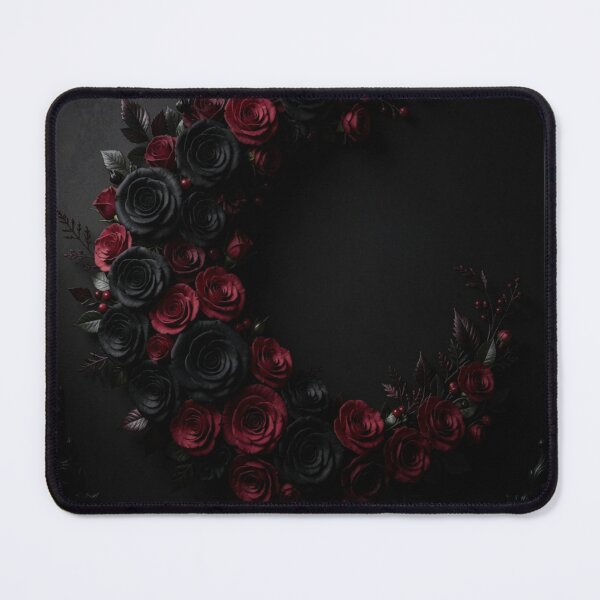Item preview, Crescent Moon in Roses | Dark Romance designed and sold by JanjjaSoulInk.