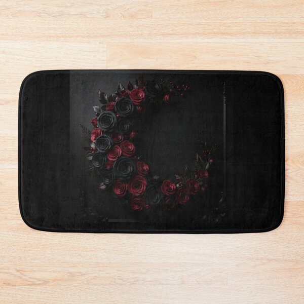 Item preview, Crescent Moon in Roses | Dark Romance designed and sold by JanjjaSoulInk.