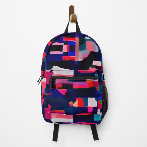 Item preview, Abstract Geometric Vibrant Neon Color Blocks Pink designed and sold by vibrants.