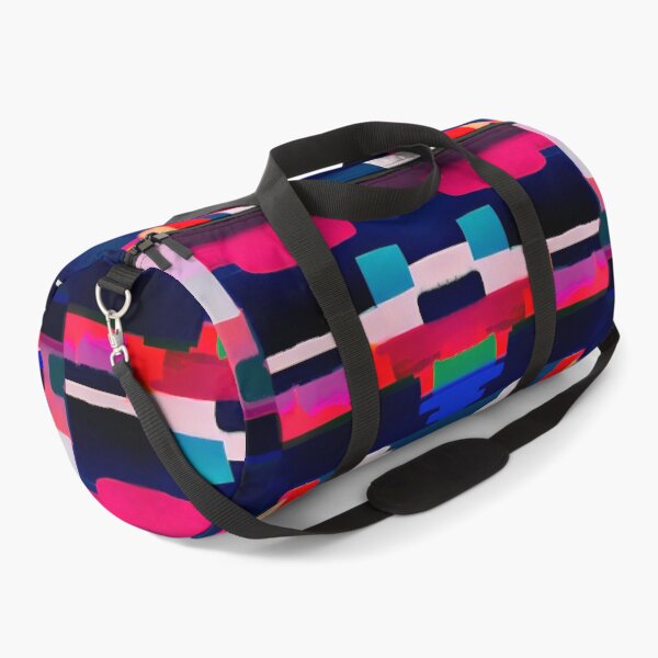 Item preview, Abstract Geometric Vibrant Neon Color Blocks Pink designed and sold by vibrants.