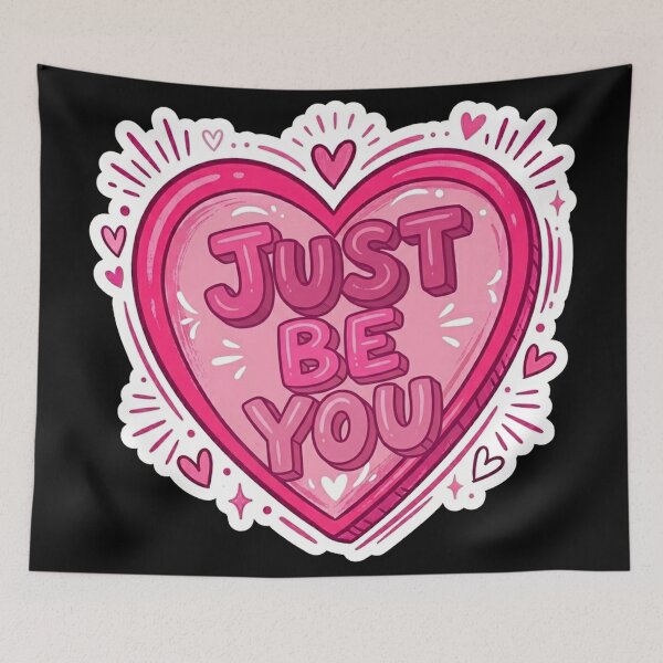 Item preview, Just Be You Heart Quote designed and sold by Owcomm.
