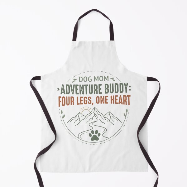 Item preview, Dog Mom Adventure Buddy Four Legs One Heart - Hiking Dog Lover designed and sold by MyHappyArtShop.