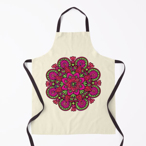 Item preview, Folk Mandala designed and sold by CharlottePlaceArt.