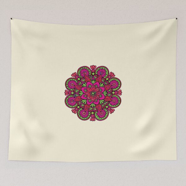 Item preview, Folk Mandala designed and sold by CharlottePlaceArt.