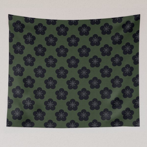 Item preview, Japanese Plum Blossom-Bold-Khaki designed and sold by Ama Zuan.