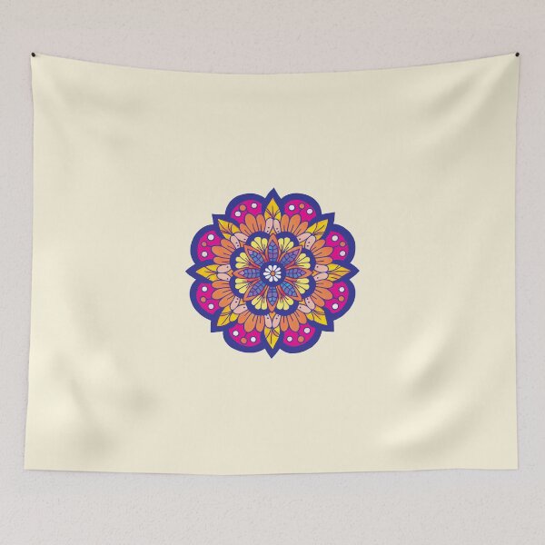 Item preview, Folk Mandala designed and sold by CharlottePlaceArt.