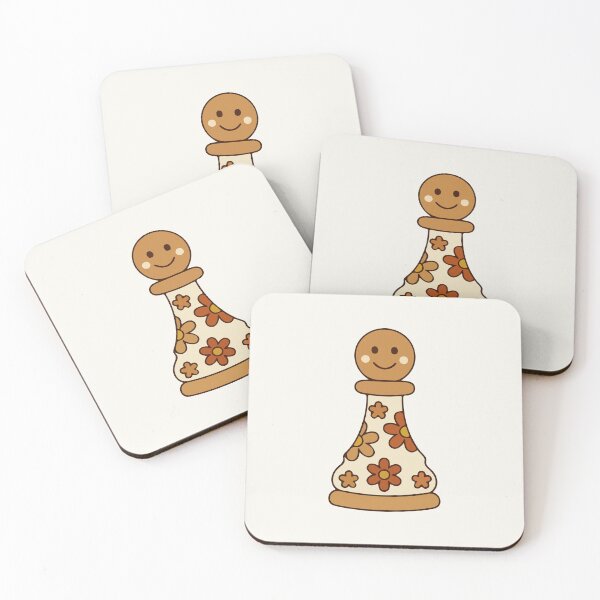 Item preview, Whimsical Chess Pawn Floral Cartoon designed and sold by stylishdzign.