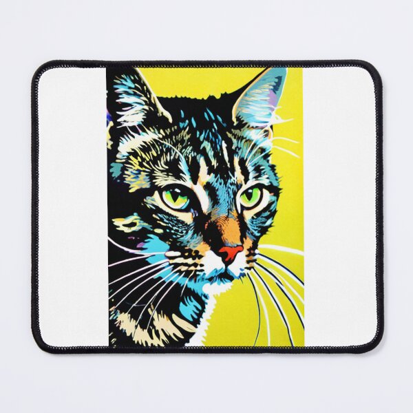 Item preview, Art - Pop Art Cat, Iconic 1960s Style designed and sold by DoodyPets.