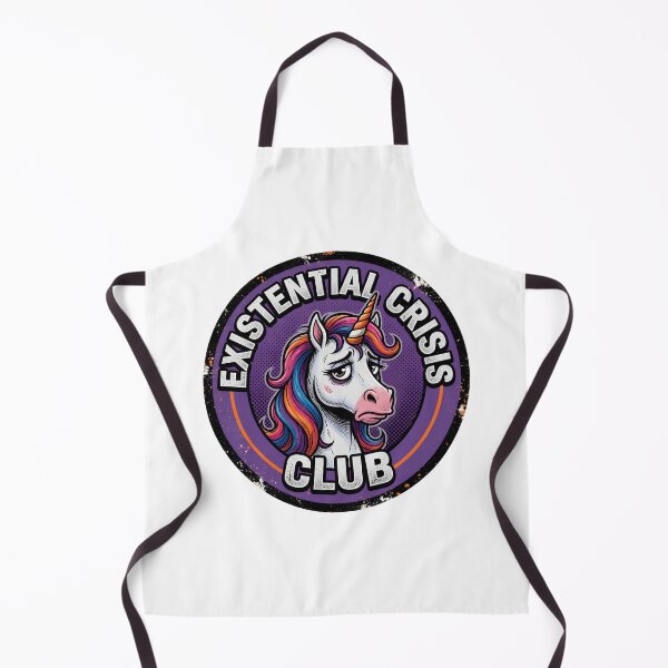 Item preview, Existential Crisis Club Unicorn Badge designed and sold by TshirtsOnline-.