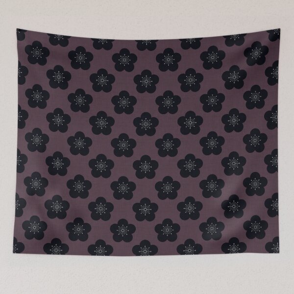 Item preview, Japanese Plum Blossom-Bold-Bordeaux designed and sold by Ama Zuan.