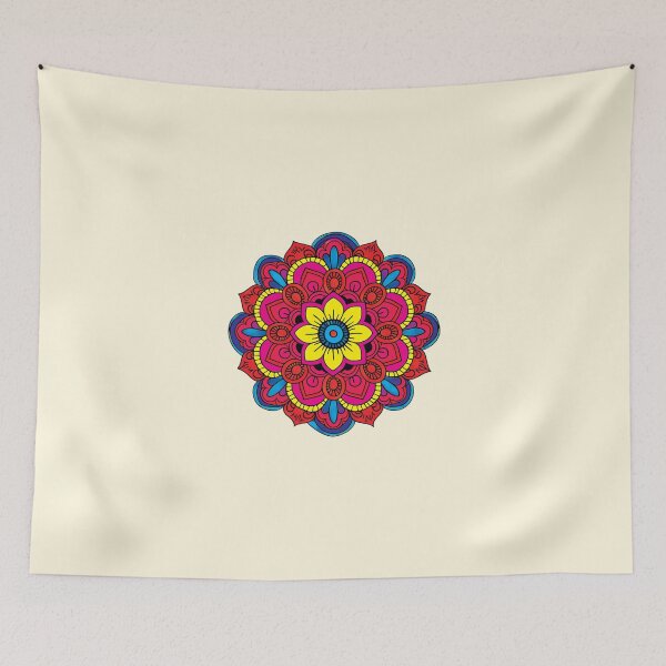 Item preview, Folk Mandala designed and sold by CharlottePlaceArt.