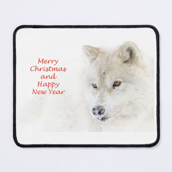 Item preview, Christmas Arctic wolf designed and sold by James Cumming.