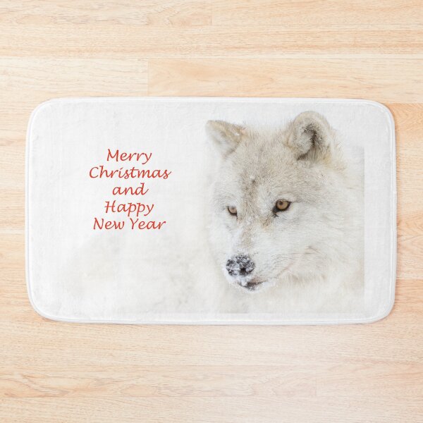Item preview, Christmas Arctic wolf designed and sold by James Cumming.