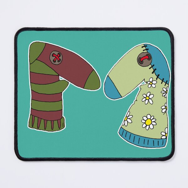 Item preview, Funny Sock Puppets Cartoon | Cute Things With Feelings Meme designed and sold by MyxaART.