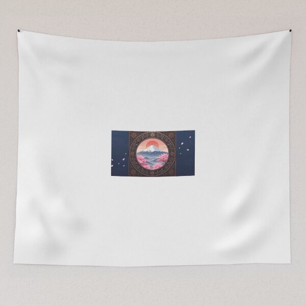 Item preview, Cherry blossoms and Mount Fuji designed and sold by Moonlit-Fox.
