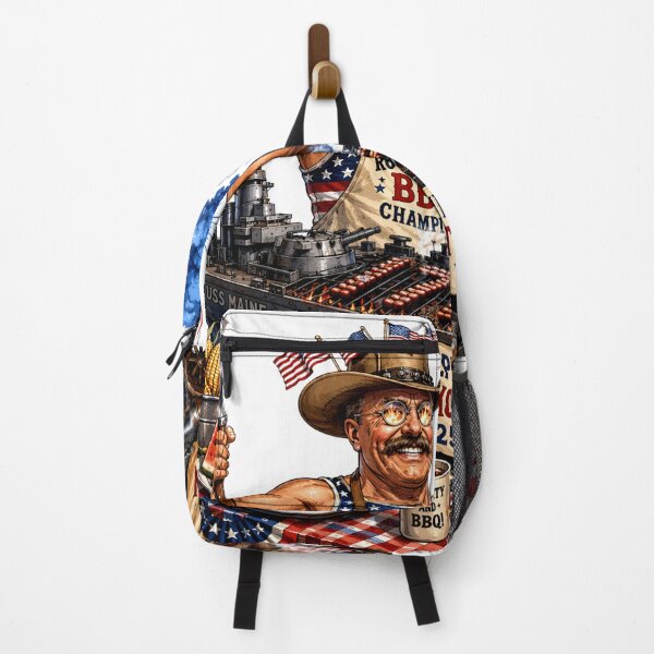 Item preview, Teddy Roosevelt BBQ Grill Master 4th of July designed and sold by Zara Art House.