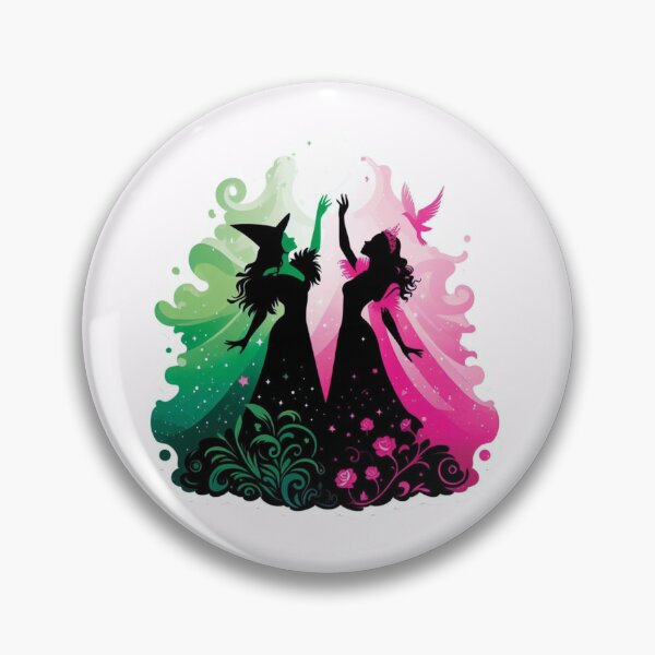 Item preview, Elphaba Glinda Wicked Musical Silhouette designed and sold by NerdiPop.