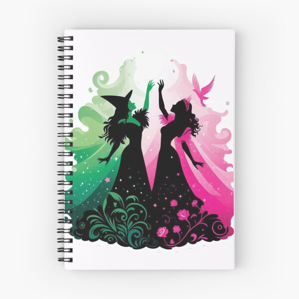 Item preview, Elphaba Glinda Wicked Musical Silhouette designed and sold by NerdiPop.