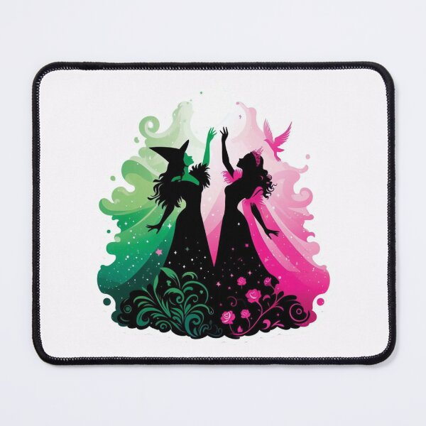 Item preview, Elphaba Glinda Wicked Musical Silhouette designed and sold by NerdiPop.