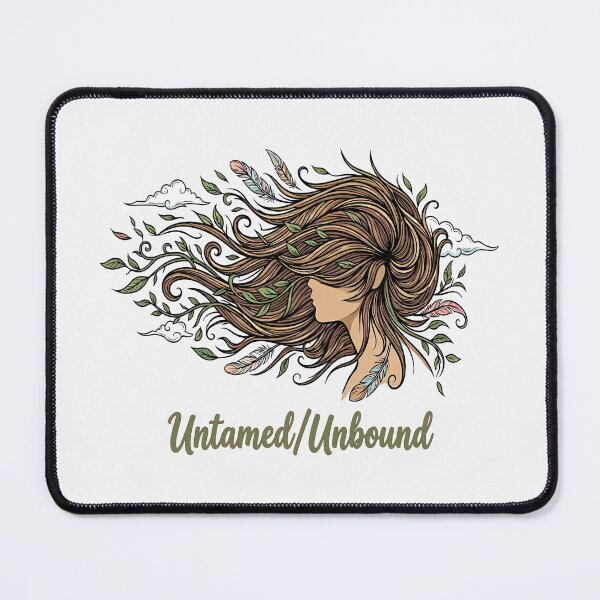 Item preview, Untamed Unbound: Free-Spirited Woman with Wild Nature Hair designed and sold by JumpJammiesTees.
