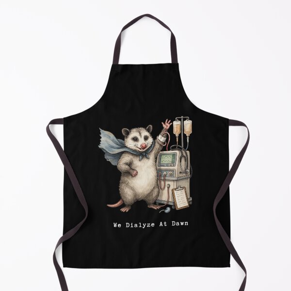 Item preview, We Dialyze At Dawn Funny Dialysis Nurse Opossum Humor designed and sold by BHMARTS.
