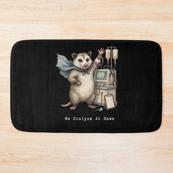 Item preview, We Dialyze At Dawn Funny Dialysis Nurse Opossum Humor designed and sold by BHMARTS.