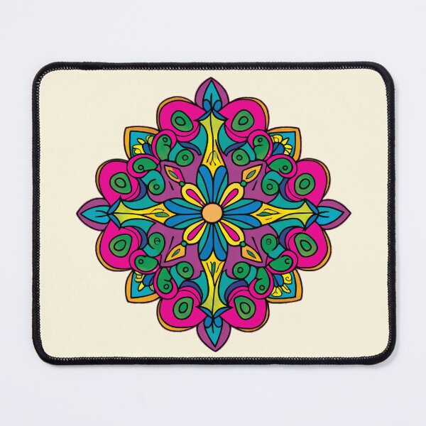 Item preview, Folk Mandala designed and sold by CharlottePlaceArt.