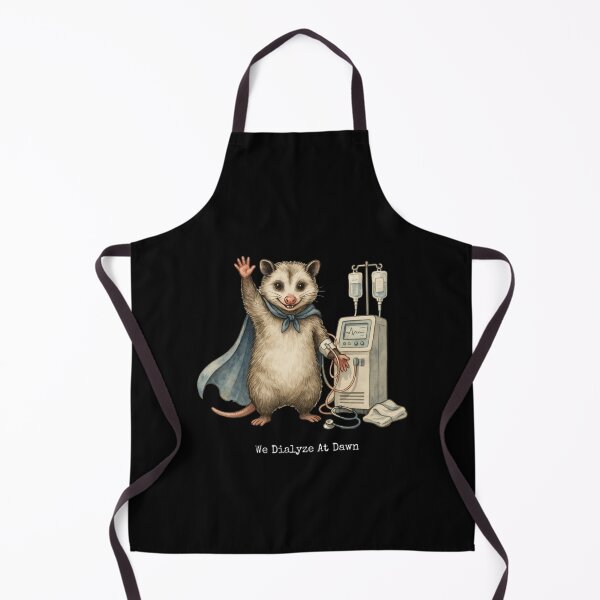 Item preview, We Dialyze At Dawn Funny Dialysis Nurse Opossum Humor designed and sold by BHMARTS.