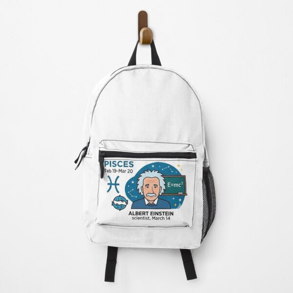 Item preview, Pisces Genius: Albert Einstein Modern Zodiac Art designed and sold by layalistoresa.