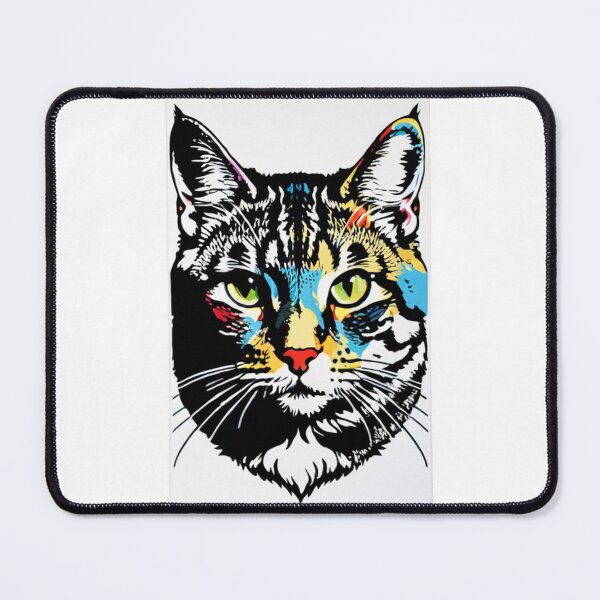 Item preview, Art - Pop Art Cat, Urban and Colorful Style designed and sold by DoodyPets.