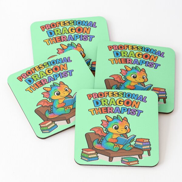 Item preview, Professional Dragon Therapist Funny Book Dragon Design designed and sold by BookedAndDesign.