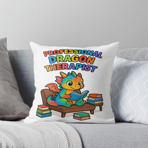 Item preview, Professional Dragon Therapist Funny Book Dragon Design designed and sold by BookedAndDesign.