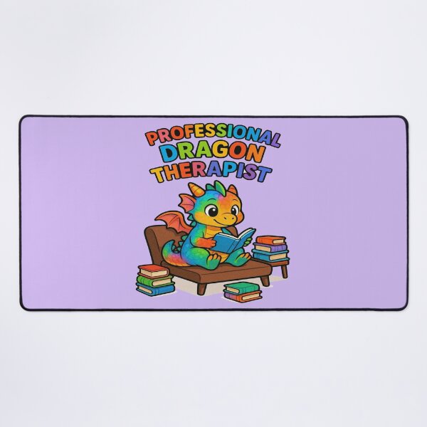 Item preview, Professional Dragon Therapist Funny Book Dragon Design designed and sold by BookedAndDesign.