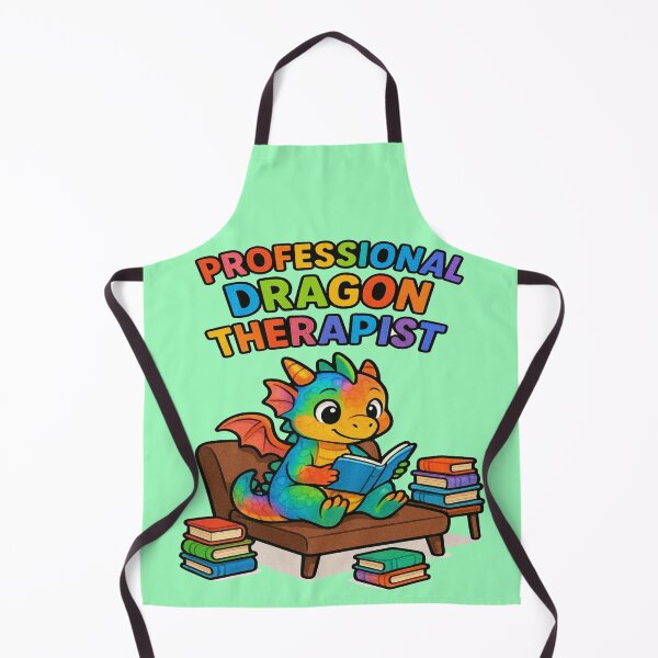 Item preview, Professional Dragon Therapist Funny Book Dragon Design designed and sold by BookedAndDesign.