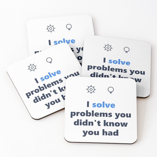 Item preview, Funny Engineer Shirt - I Solve Problems - Eng Gift- Light Edition designed and sold by Harlo.co.
