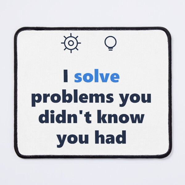 Item preview, Funny Engineer Shirt - I Solve Problems - Eng Gift- Light Edition designed and sold by Harlo.co.