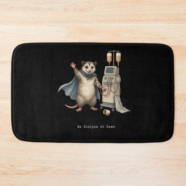 Item preview, We Dialyze At Dawn Funny Dialysis Nurse Opossum Humor designed and sold by BHMARTS.