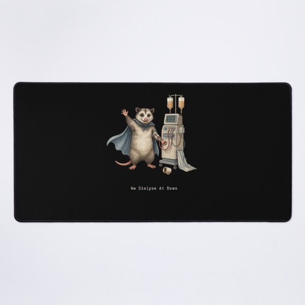 Item preview, We Dialyze At Dawn Funny Dialysis Nurse Opossum Humor designed and sold by BHMARTS.