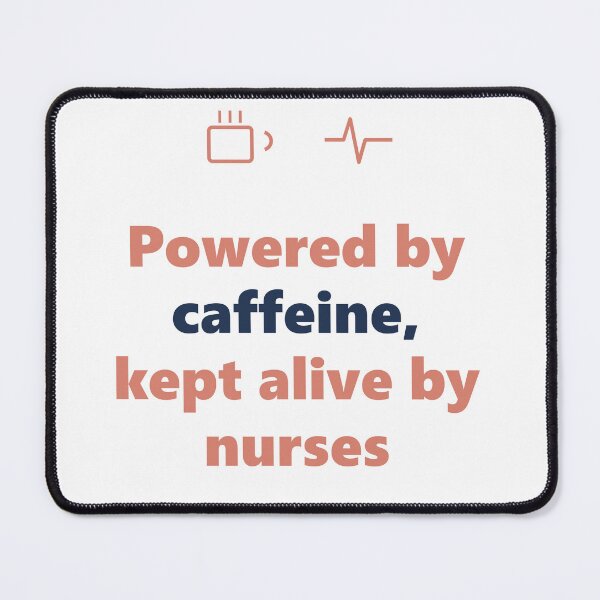 Item preview, Funny Nurse Shirt - Caffeine Powered - Nurse Week Gift- Light Edition designed and sold by Harlo.co.