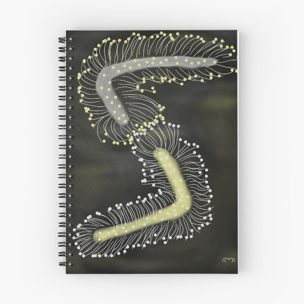 Item preview, Light Cells - Organic Shape with Golden Dots and Fluid Lines - Abstract Digital Art - Decoration, Fashion & Gifts designed and sold by Pk-Gn-  /(°^°)\.