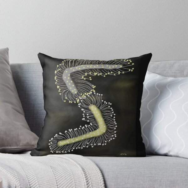 Item preview, Light Cells - Organic Shape with Golden Dots and Fluid Lines - Abstract Digital Art - Decoration, Fashion & Gifts designed and sold by Pk-Gn-  /(°^°)\.