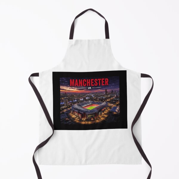 Item preview, Manchester UK Skyline & Iconic Old Trafford, Stadium Art – Cinematic Evening Sunset Edition designed and sold by globetrottergfx.