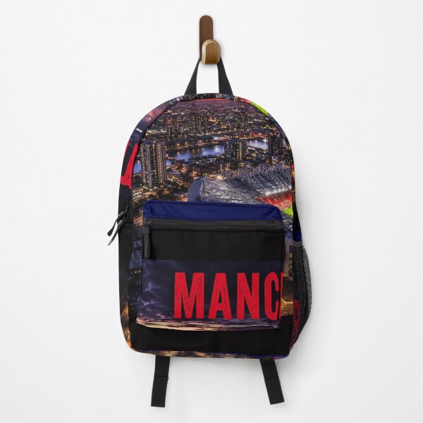 Item preview, Manchester UK Skyline & Iconic Old Trafford, Stadium Art – Cinematic Evening Sunset Edition designed and sold by globetrottergfx.