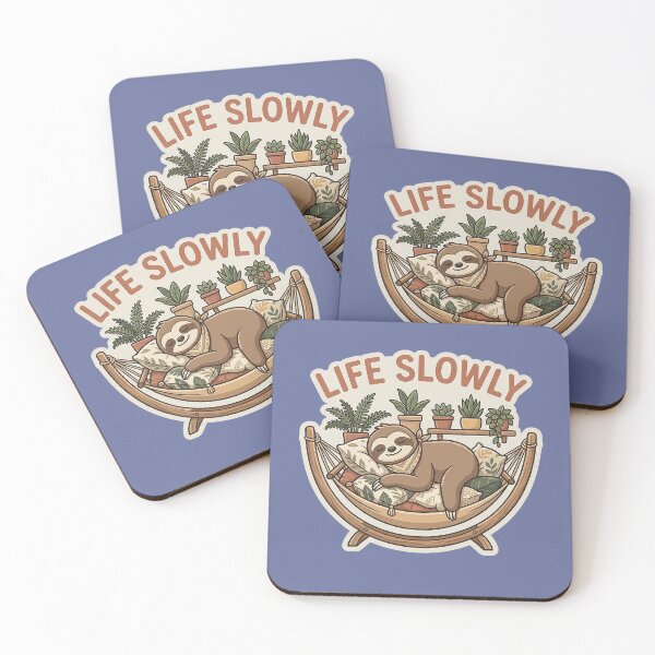 Item preview, Life Slowly: Relaxing Sloth. designed and sold by Endless7Art.
