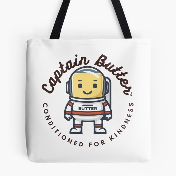 Artikelvorschau, Captain Butter Astronaut – Niedliche Lebensmittelfiguren für Kinder | Für Freundlichkeit erzogen entworfen und verkauft von monolithstudio.