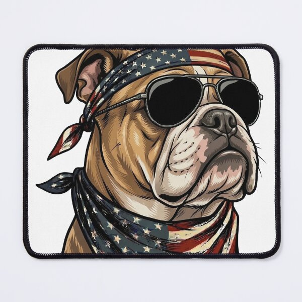 Item preview, Cool Bulldog Two Fiddy Bruh American Flag Dog designed and sold by d247.