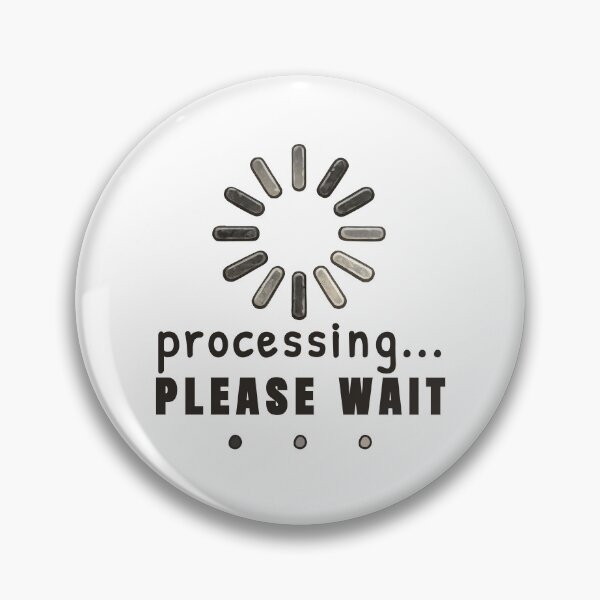 Item preview, Processing Please Wait Loading Icon designed and sold by ChernotytskaArt.